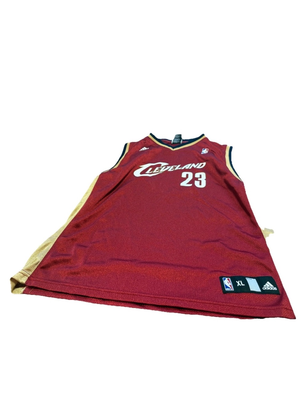 Authentic LeBron James BoyXL 18-20 Cleveland Cavaliers Adidas Rookie Jersey 2003